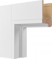 Дверная коробка телескопическая Rodos Grand Lux + ХДФ 38/38 2000x1000 мм клен белый