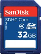 Карта памяти SanDisk Secure Digital HC (SDHC) 32 ГБ Class 4 (SDSDB-032G-B35)