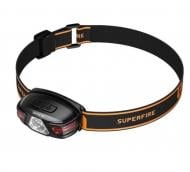 Фонарь налобный SuperFire 450 Lm [019] Black HL63