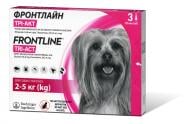 Краплі для собак Frontline TRI-ACT 2-5 кг (XS) 3 x(за 1 п-тку 0,5мл, 3 в уп.) 0,5 мл