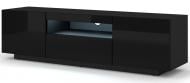 Тумба под ТВ BIM Furniture Aura 3д 1500x420x370 мм черный матовый/черный глянец (TV_STAND_AURA_150_BLACK_GLOSS) Тумба под ТВ BIM Furniture Aura 3д 1500x420x370 мм черный матовый/черный глянец (TV_STAND_AURA_150_BLACK_GLOSS)