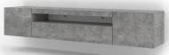 Тумба под ТВ BIM Furniture Aura 3д 2000x420x370 мм бетон(TV_STAND_AURA_200_CONCRETE) Тумба под ТВ BIM Furniture Aura 3д 2000x420x370 мм бетон(TV_STAND_AURA_200_CONCRETE)