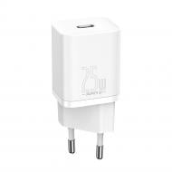 Мережевий зарядний пристрій BASEUS Super Si Quick Charger 1C 25W EU White