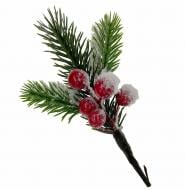 Веточка декоративная № 1 с калиной 15 см