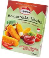 Сырные палочки Coburger для запекания из моцареллы с томатным соусом 300 г