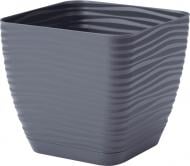 Вазон пластиковый Form Plastic Сахара мини Квадро-11 квадратный 0,8 л антрацит Вазон пластиковый Form Plastic Сахара мини Квадро-11 квадратный 0,8 л антрацит