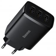 Сетевое зарядное устройство BASEUS Compact Charger 3U 17W EU Black