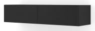 Тумба под ТВ BIM Furniture Bingo 2д 1400x300x400 мм черный матовый(BINGO_140)
