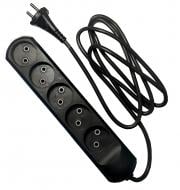 Подовжувач Neomax без заземлення 5 гн. чорний 2 м NX510502 Подовжувач Neomax без заземлення 5 гн. чорний 2 м NX510502