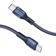 Кабель Promate FletchLink-СС USB-C to USB-C 60W Power Delivery 1,2 м Blue (fletchlink-cc.blue)
