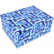 Коробка подарочная голубая 37.5х29х16 см Коробка подарочная голубая 37.5х29х16 см