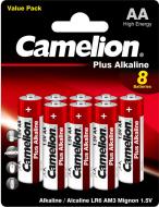 Батарейки Camelion LR6 Plus Alkaline LR6-BP5+ 3 AA (пальчикові) 8 шт. Батарейки Camelion LR6 Plus Alkaline LR6-BP5+ 3 AA (пальчикові) 8 шт.