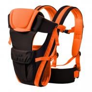 Сумка-кенгуру SUNROZ BP-14 Baby Carrier рюкзак для перенесення дитини Чорно-Помаранчевий (SUN0978)