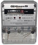 Счетчик электроэнергии однофазный Gross DDS-UA eco 1.0 5(50)A Счетчик электроэнергии однофазный Gross DDS-UA eco 1.0 5(50)A