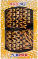 Печиво Бом-Бік здобне листкове Сенсація з чорною глазур'ю 350 г