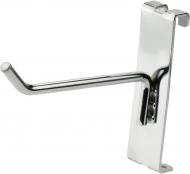 Гачок на сітку одинарний 10 см хром