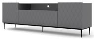 Тумба під ТВ BIM Furniture Diuna 1930x600x400 мм чорний/графіт матовий (DIUNA_RTV2D1K_193_GRAPHITE_MAT)