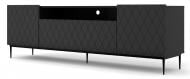 Тумба под ТВ BIM Furniture Diuna 1930x600x400 мм черный/черный матовый (DIUNA_RTV2D1K_193_BLACK_MAT_BL)