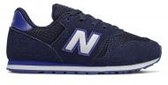 Кроссовки для мальчиков демисезонные New Balance YC373SN р.38,5 синие