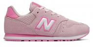 Кросівки для дівчаток демісезонні New Balance YC373SP р.35,5 рожеві