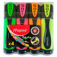 Набор маркеров Maped Maped Fluo Peps Ultra Soft MP.746047 разноцветный