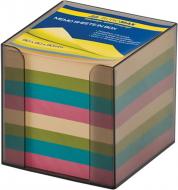 Бокс з кольоровим папером 90х90х90 мм. димчастий BM.2290-01 Buromax