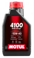 Моторное масло синтетическое Motul 4100 Syn-Nergy 15W-40 1 л (386501)