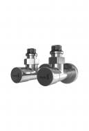 Кран угловой Mario сатин