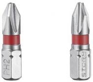 Отвертка Intertool PH2 1/4"×25 мм S2 (VT-0218)