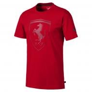 Футболка Puma Ferrari Big Shield Tee 59540802 р.L красный