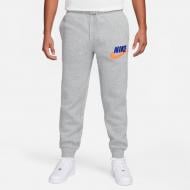 Брюки Nike M NK CLUB BB JOGGER CHNL FTRA FN3094-063 р. 2XL серый