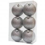 Набір ялинкових куль Девілон 251215 d80 мм 6 шт./уп. Набір ялинкових куль Девілон 251215 d80 мм 6 шт./уп.