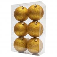 Набір ялинкових куль Девілон 251222 d80 мм 6 шт./уп. Набір ялинкових куль Девілон 251222 d80 мм 6 шт./уп.