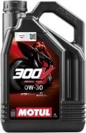 Моторна олива синтетична Motul 300V 4T Factory Line Road Racing SAE 0W-30 4 л (835541)