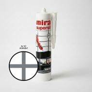 Герметик силиконовый Mira санитарный Supersil 121 асфальт 300 мл