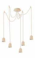 Подвес ERKA 525 5x60 Вт E27 слоновая кость 525005