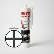 Герметик силиконовый Mira санитарный Supersil 123 мокрый асфальт 300 мл