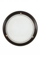 Светильник потолочный Candellux 1030 2x40 Вт E27 коричневый/прозрачный 14-83862