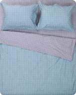 Комплект постельного белья Ломбардия 1,5 серый с голубым Homeline