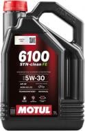 Моторное масло синтетическое Motul 6100 Syn-clean FE SAE 5W-30 5 л (841751)