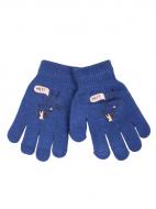 Рукавички YO! олень р.14 синій
