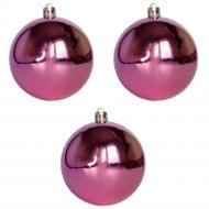 Набір ялинкових куль Девілон 251406 d80 мм 3 шт./уп. Набір ялинкових куль Девілон 251406 d80 мм 3 шт./уп.