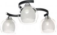 Люстра стельова Victoria Lighting 3x60 Вт E27 чорний хром Anita/PL3 Люстра стельова Victoria Lighting 3x60 Вт E27 чорний хром Anita/PL3