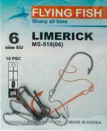 Крючок Flying Fish Limerick №6 10 шт. MS-510(06)