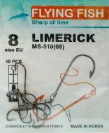 Гачок Flying Fish Limerick №8 10 шт. MS-510(08)