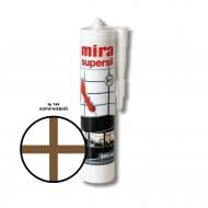 Герметик силиконовый Mira санитарный Supersil 144 коричневый 300 мл