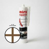 Герметик силиконовый Mira санитарный Supersil 144 коричневый 300 мл