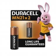 Батарейка щелочная Duracell специализированная A23/23A/V23GA/LRV08/8LR932 MN21 2 шт.