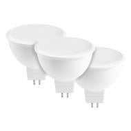 Лампа светодиодная LightMaster Lb-640 3 шт./уп. 8 Вт MR16 матовая GU5.3 220 В 2700 К