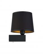 Бра Nowodvorski Chillin 1x40 Вт E27 чорний 8197